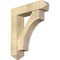Ekena Millwork Westlake Arts and Crafts Rough Sawn Bracket w/ Offset Brace, Douglas Fir, 8"W x 32"D x 38"H BKT0806X32X38WTL03RDF - alternate 1
